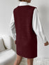 'Xylia' Sleeveless V Neck Sweater Dress - Celes Fashion